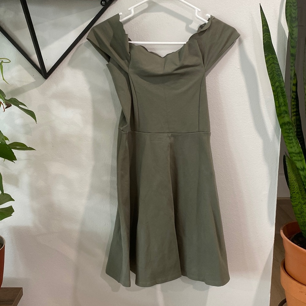 Off the shoulder dress